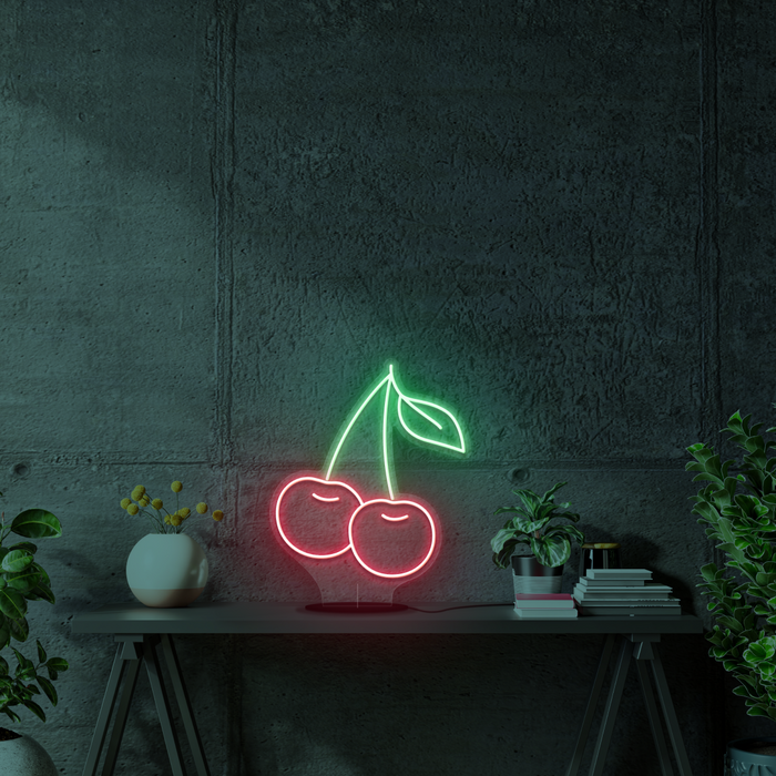 Cherry Battery Neon Sign