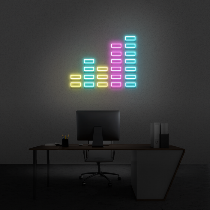 Music Equaliser Bar Neon Sign