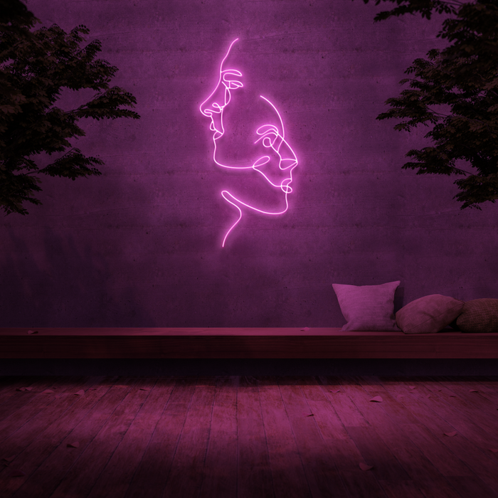 Dual Face Neon Sign