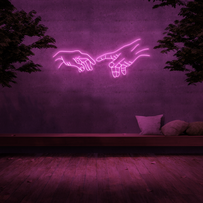 Hand Of God Neon Sign