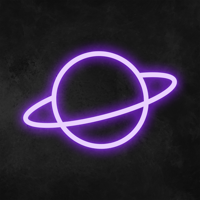 Planet Neon Sign