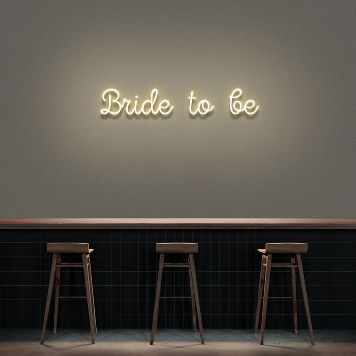 'Bride To Be' Neon Sign