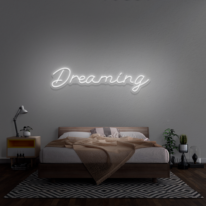 'Dreaming' Neon Sign