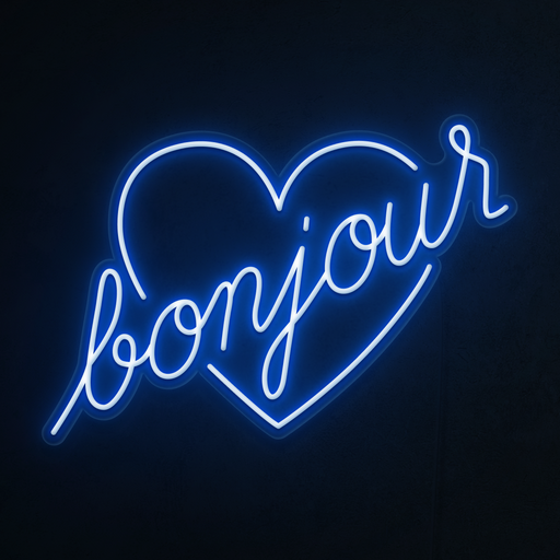 LED Neon Sign Stoute Dingen Line Art – The Neon Company