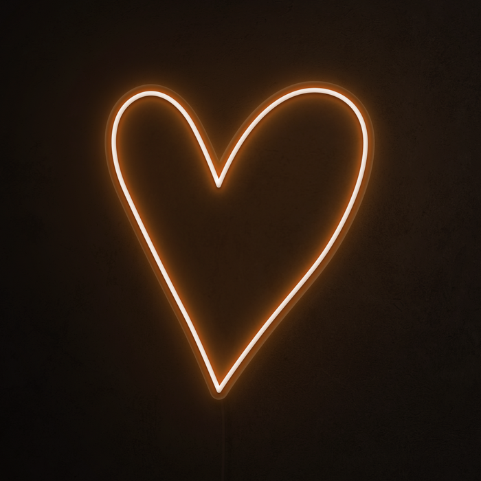 Neon best sale led heart
