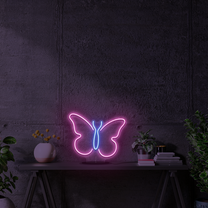 Butterfly Battery Neon Sign