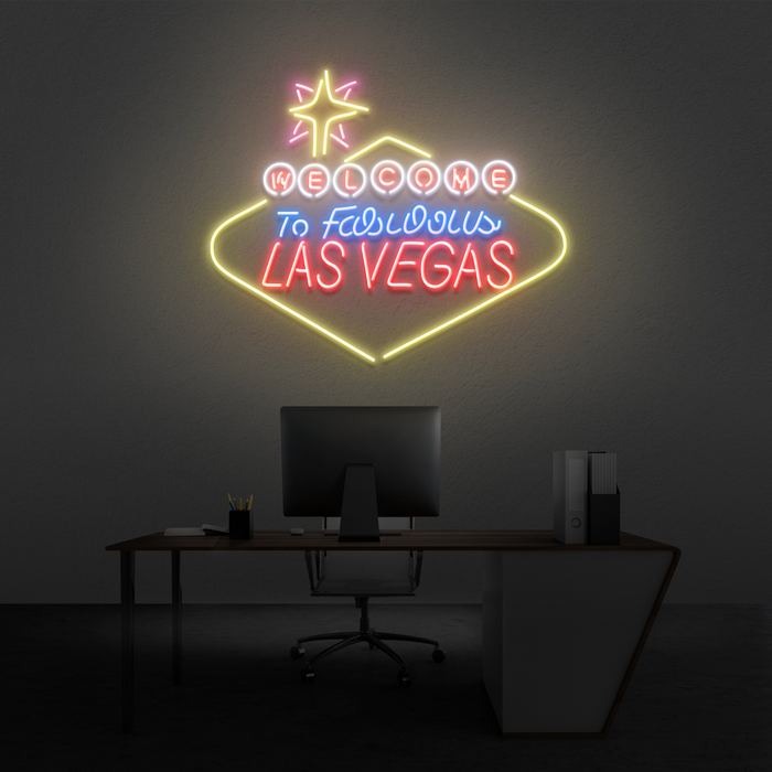 'Welcome To Las Vegas' Neon Sign