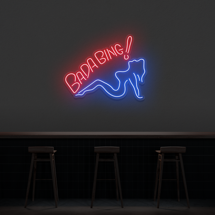 'Badabing!' Neon Sign