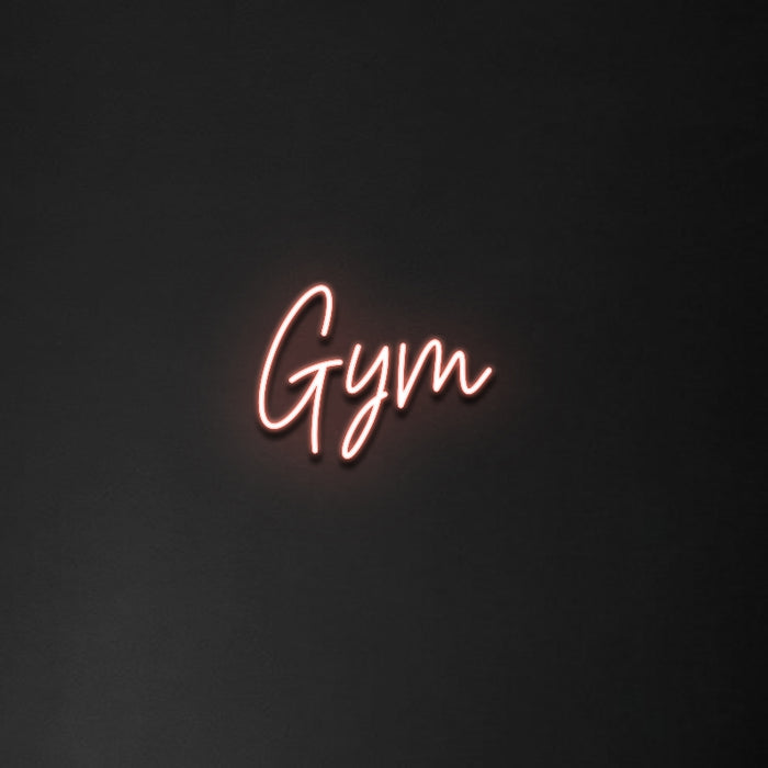 'Gym' Neon Sign