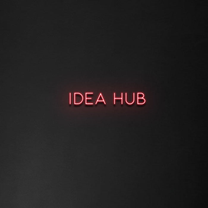 'Idea Hub' Neon Sign