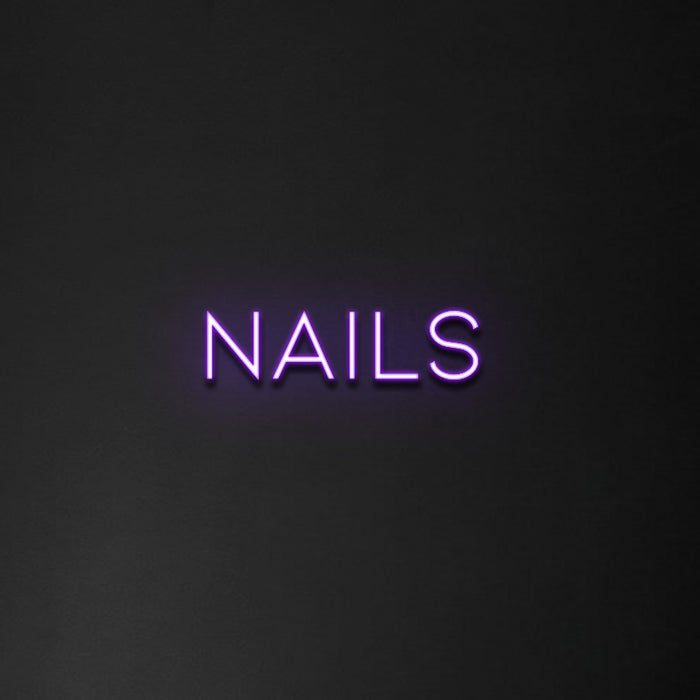 'Nails' Neon Sign