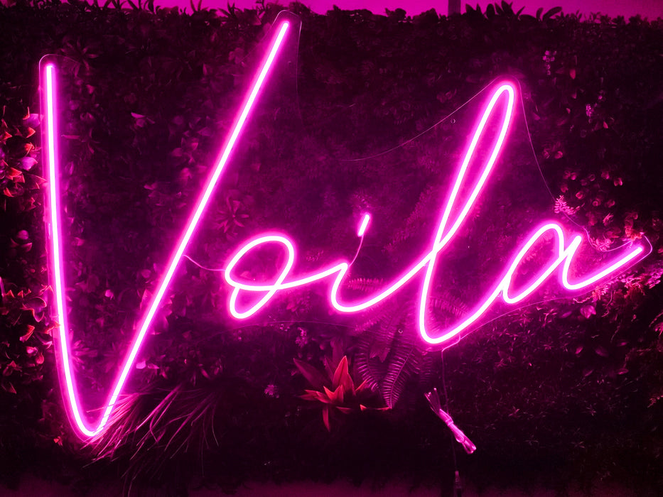 'Voila' Neon Sign (Next Day Delivery)