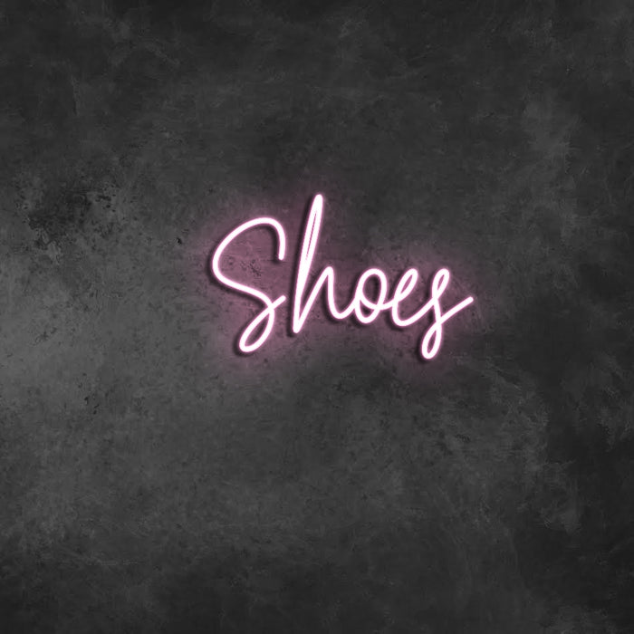 'Shoes' Neon Sign