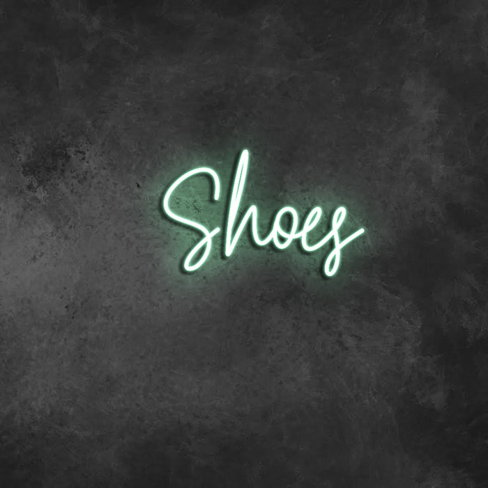'Shoes' Neon Sign