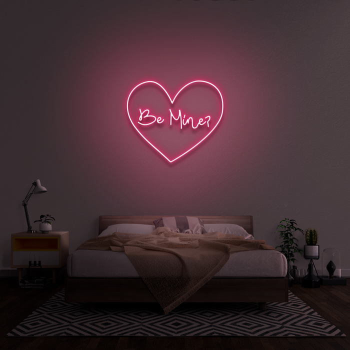 'Be Mine' Neon Sign