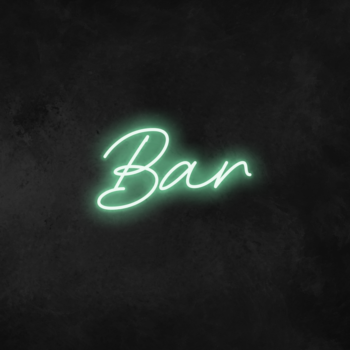 'Bar' Neon Sign (1 Line)