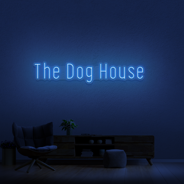 'The Dog House' Neon Sign