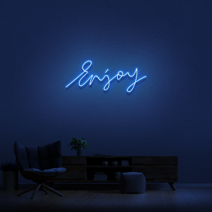'Enjoy' Neon Sign