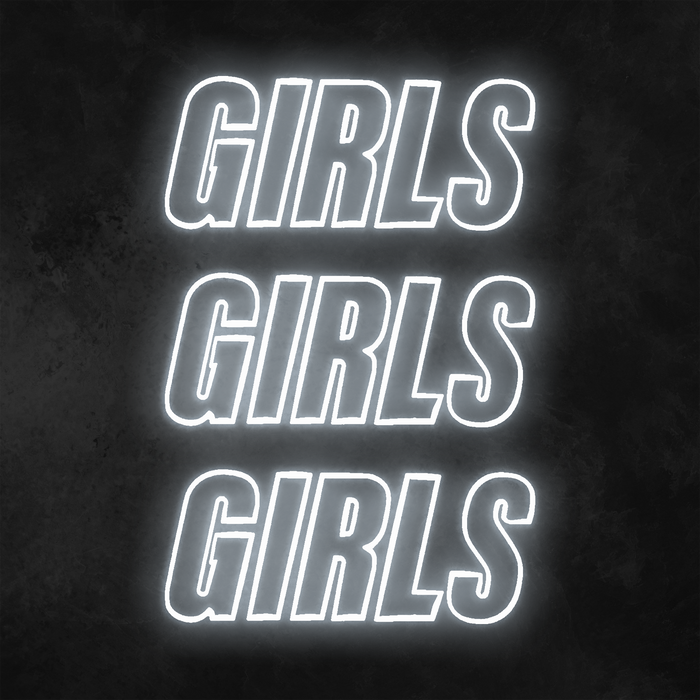 'Girls Girls Girls' Neon Sign