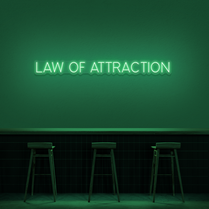 'Law Of Attraction' Neon Sign