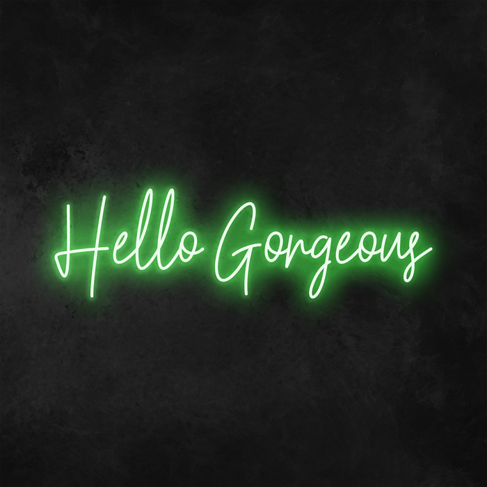 Hello gorgeous light up sign deals