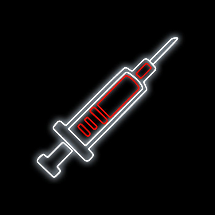 Syringe Neon Sign