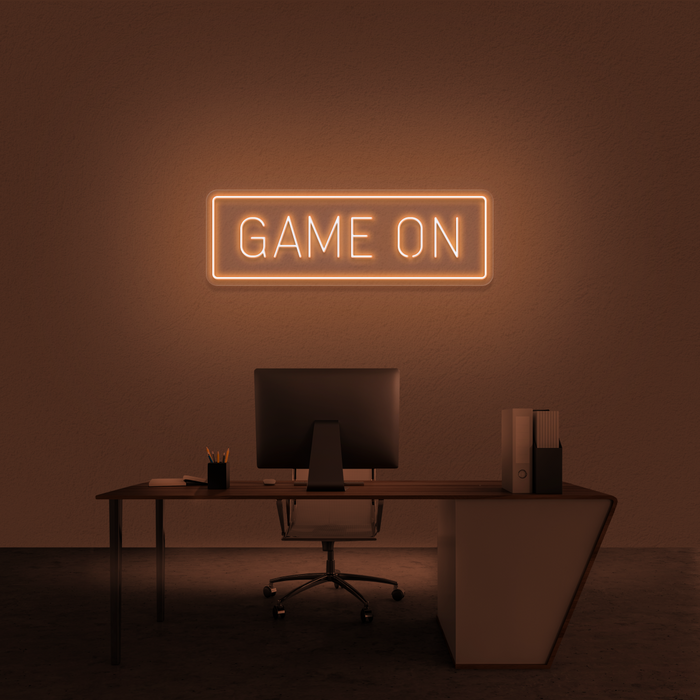 'Game On' Neon Sign