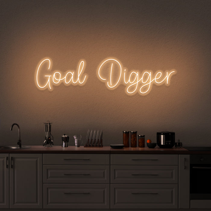 'Goal Digger' Neon Sign