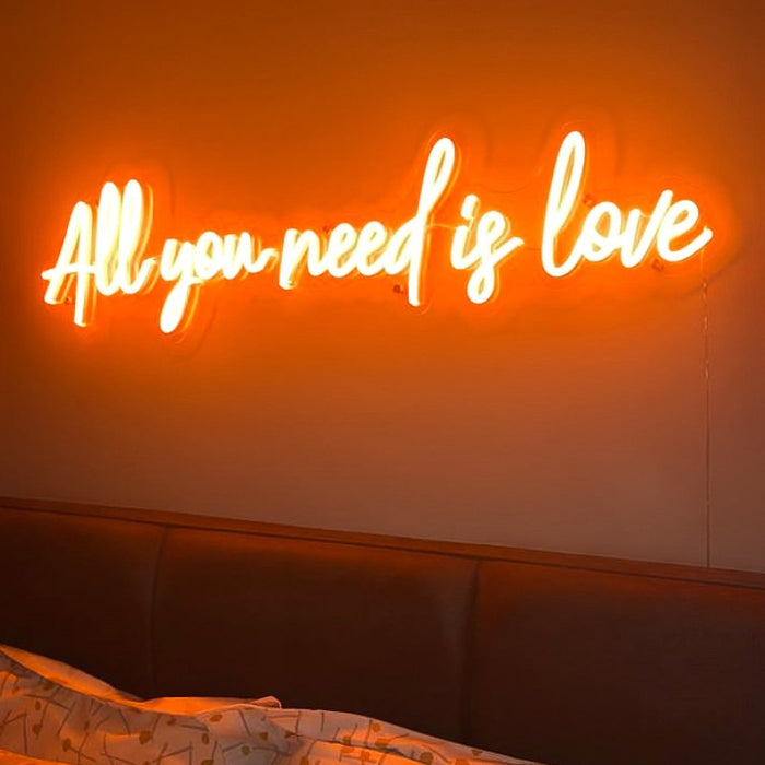 'All You Need is Love' Neon Sign