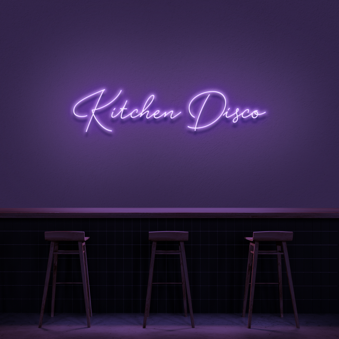 'Kitchen Disco' Neon Sign