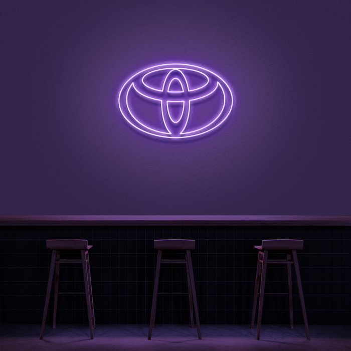 Toyota Logo Neon Sign