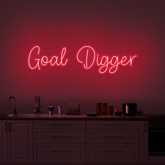 'Goal Digger' Neon Sign
