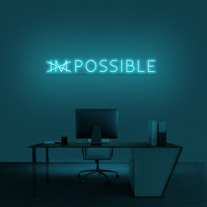 '(Im)possible' Neon Sign