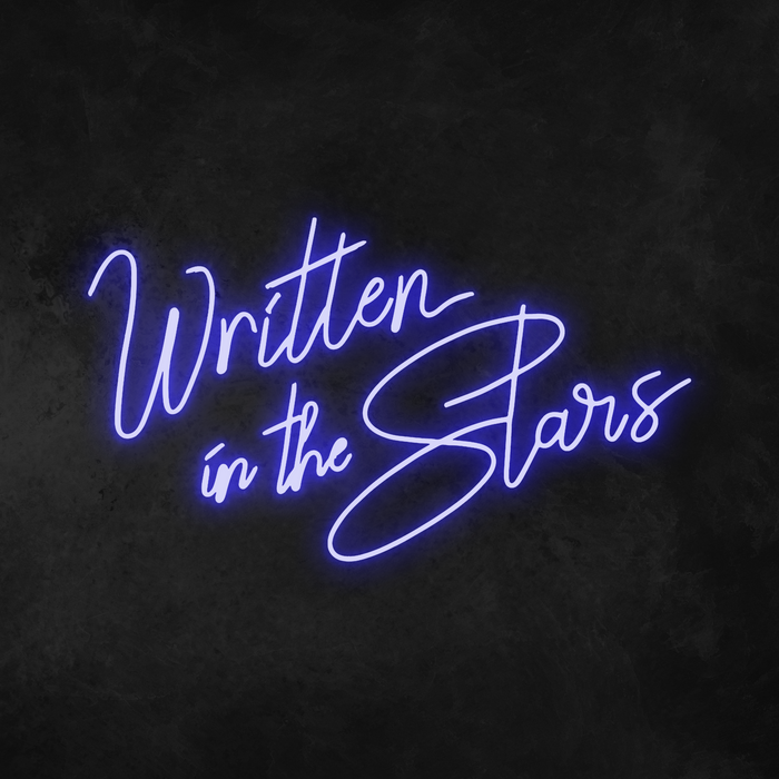 'Written In The Stars' Neon Sign