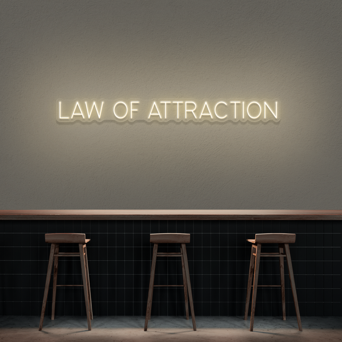 'Law Of Attraction' Neon Sign