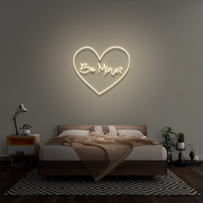 'Be Mine' Neon Sign