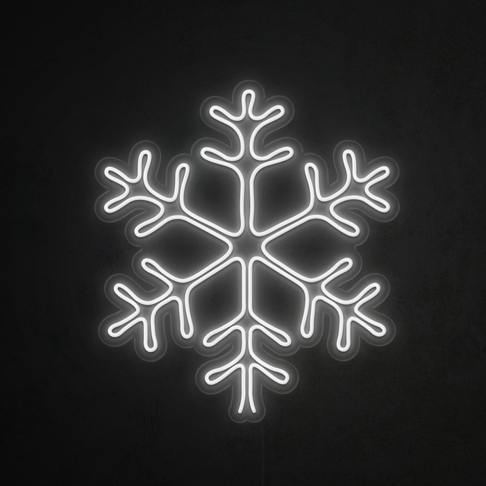 Snowflake Neon Sign