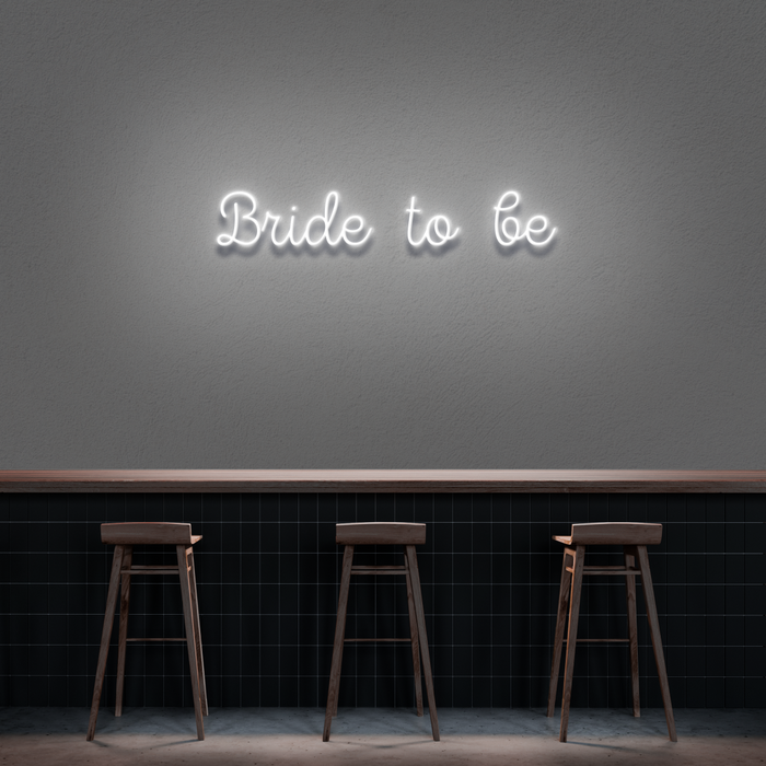 'Bride To Be' Neon Sign